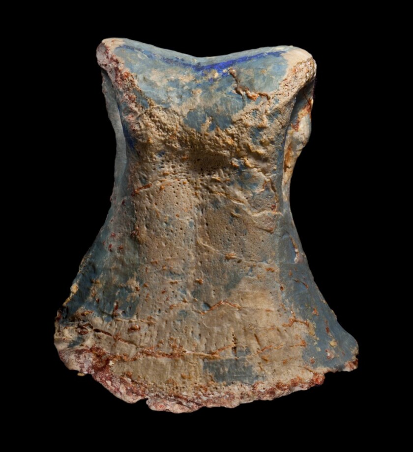An opalized fossil of a toebone from Fostoria
