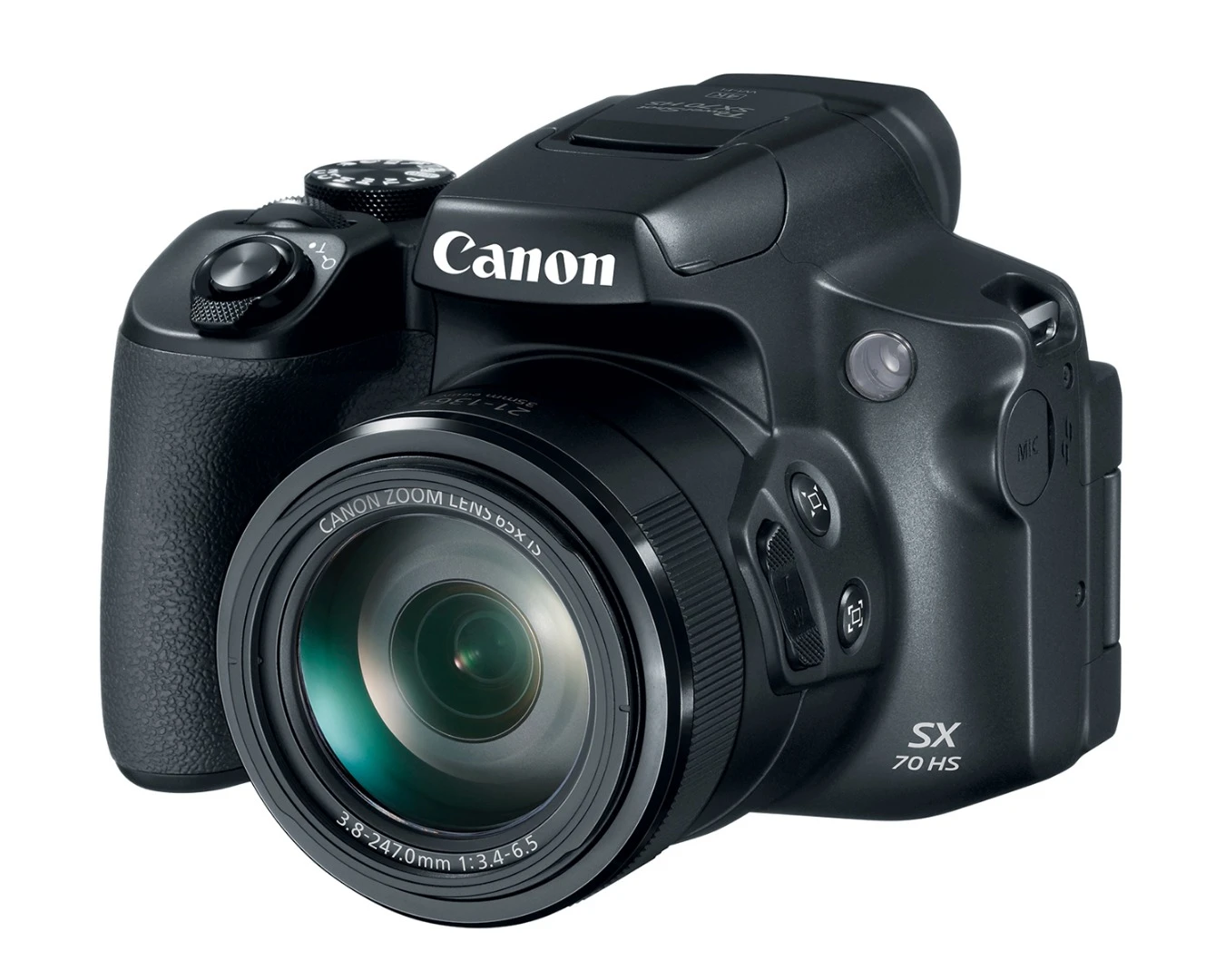 Though the focal length on the SX70 HS is the same as the previous model, the image sensor and processor have been upgraded, along with the electronic viewfinder and video recording capabilities