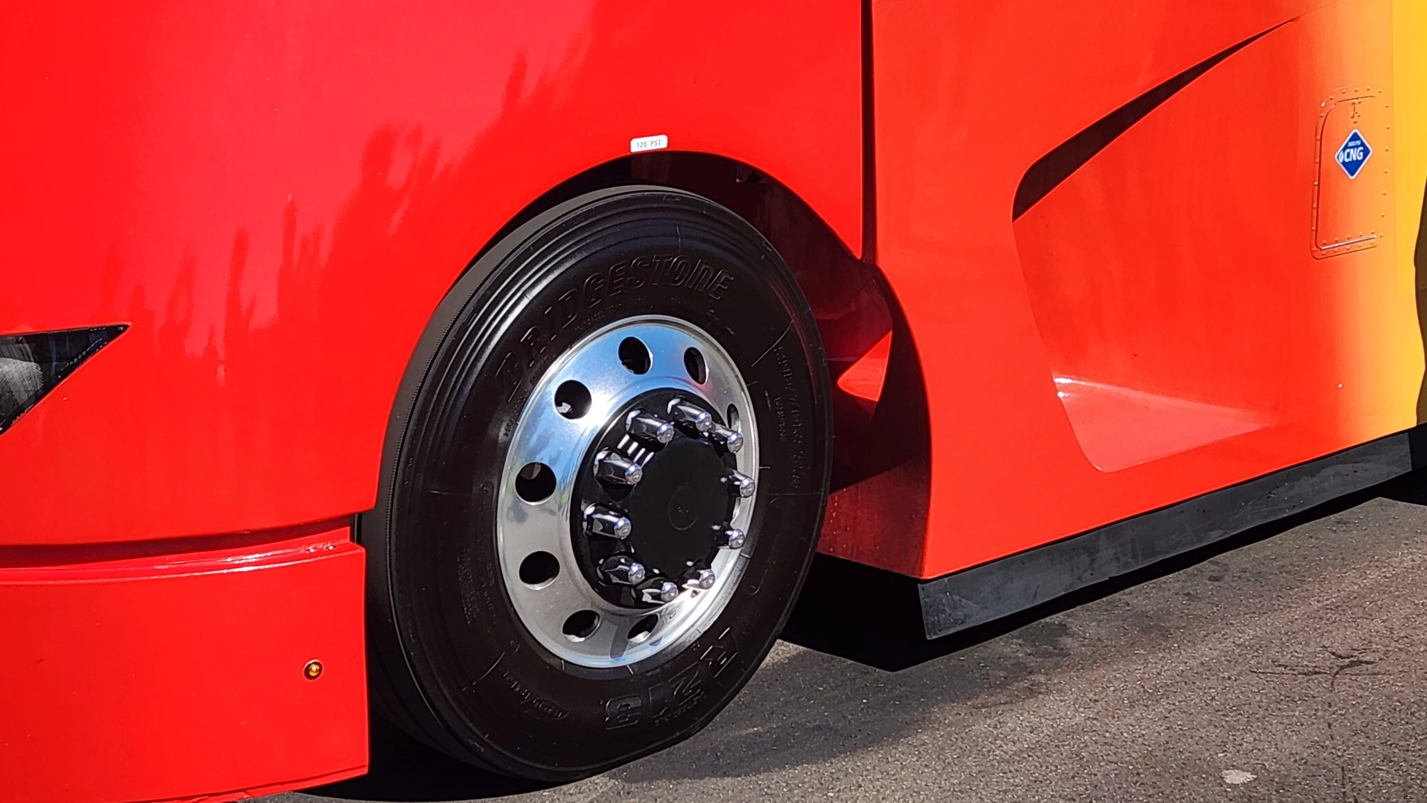Low rolling resistance tires are a part of the overall efficiency gains for the Starship