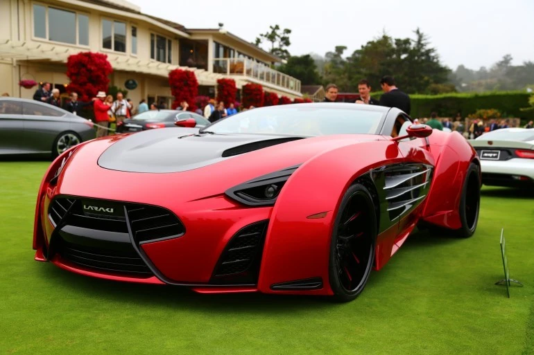 Morocco's Laraki Motors shows the 1,750-hp Epitome Concept at the 2013 Pebble Beach Concours d'Elegance