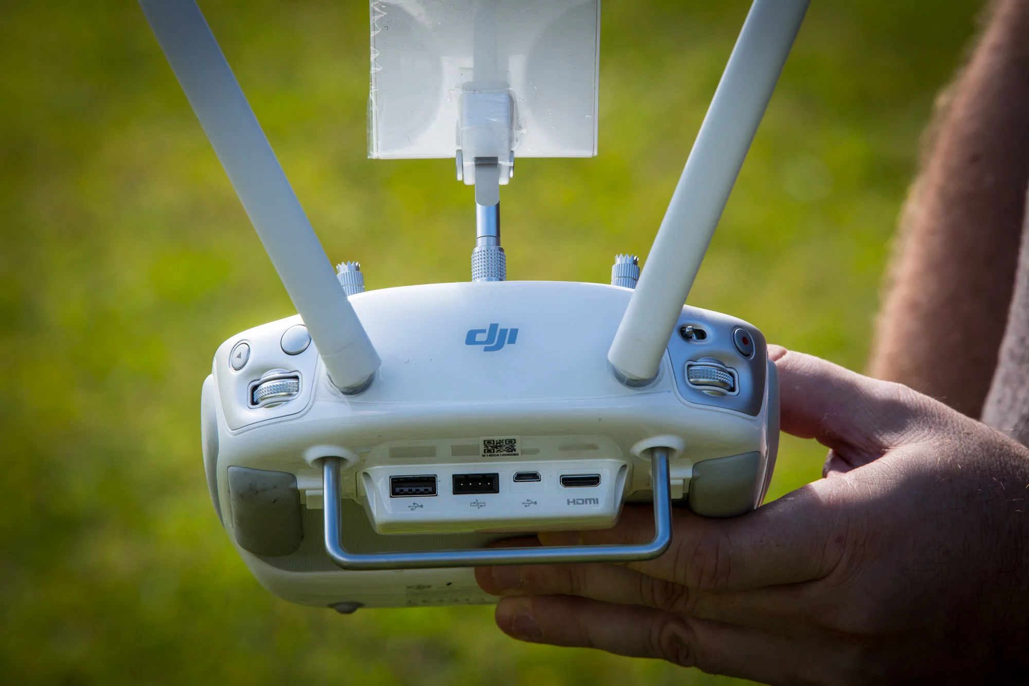 DJI Inspire 1: larger controllers offer additional range and control options (Photo: Noel McKeegan/Gizmag.com)