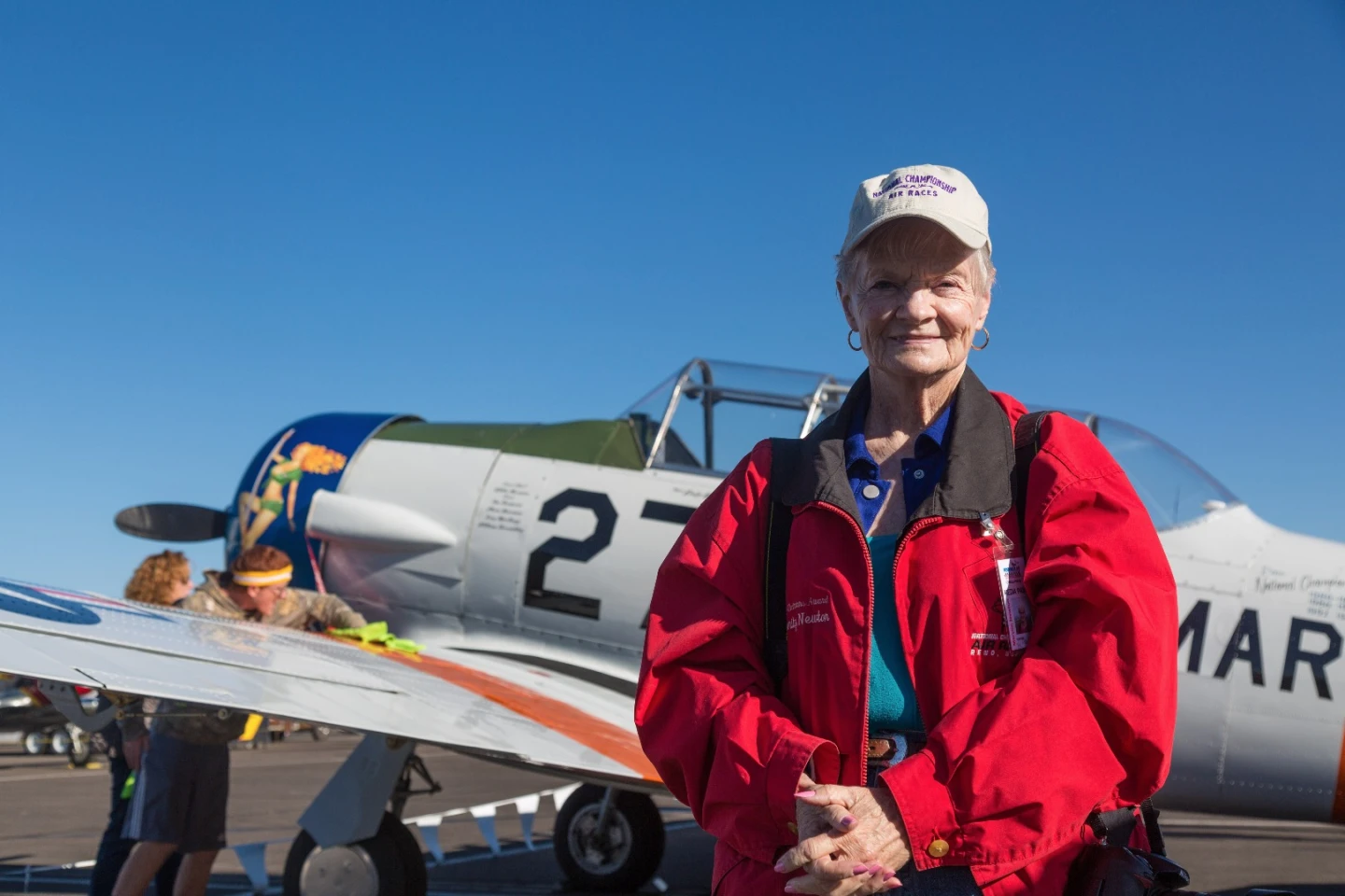 Journalist Marilyn Newton has covered every air race for the last 52 years.