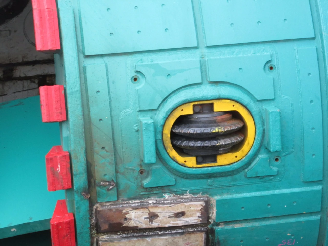 Detail of a rock cutter