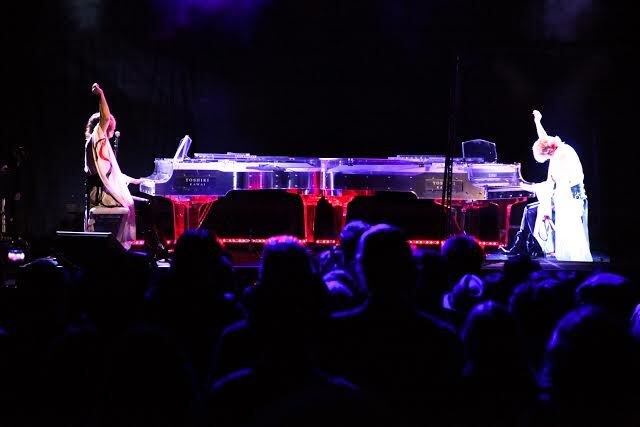Japanese Rockstar Yoshiki Engages In Piano Battle With Hologram Of Himself