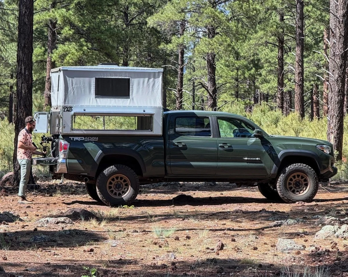 Without an alcove to extend the sleeping platform, fitting a full-length bed in the Bivy is a little trickier and best left to 6-foot+ truck bed sizes unless you're under 5.5 feet or don't mind going diagonal and/or sleeping with bent knees