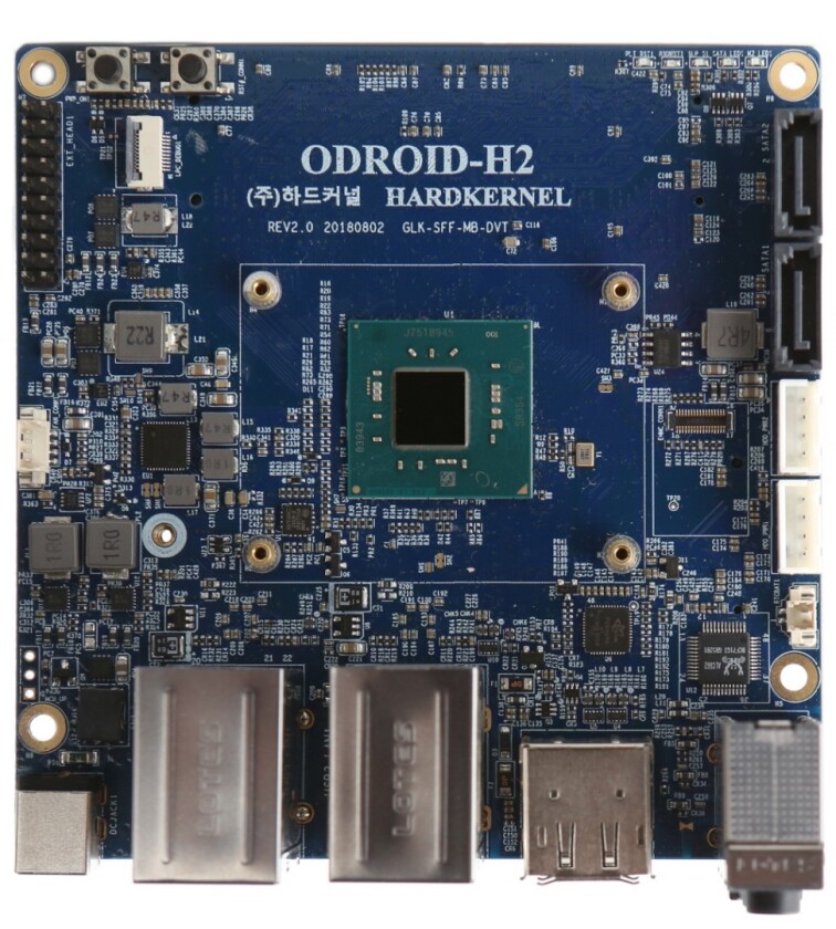 The Odroid H2 single board computer is built around Intel's Gemini Lake processor architecture