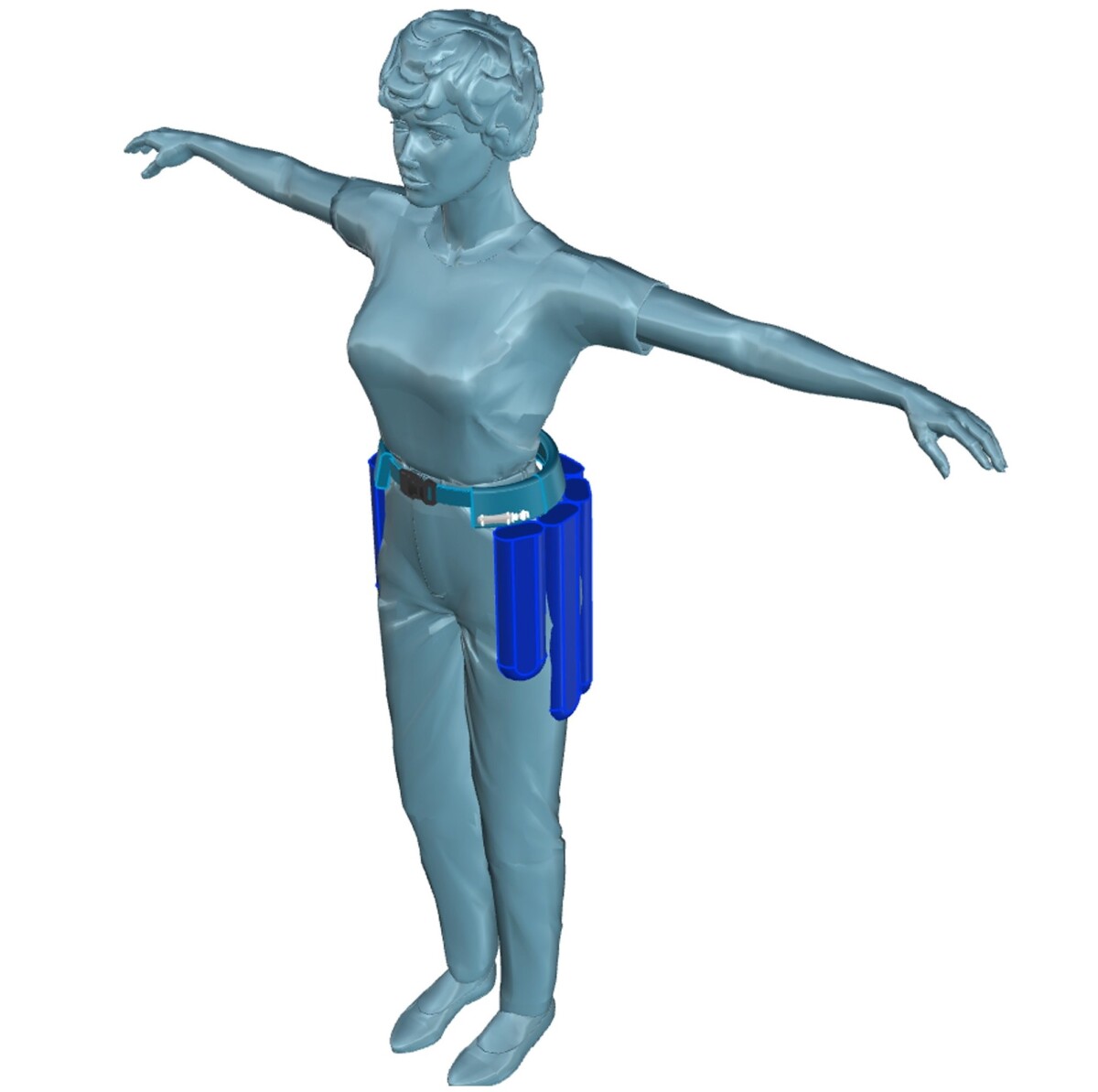 Wearable airbag designed to protect seniors when they fall