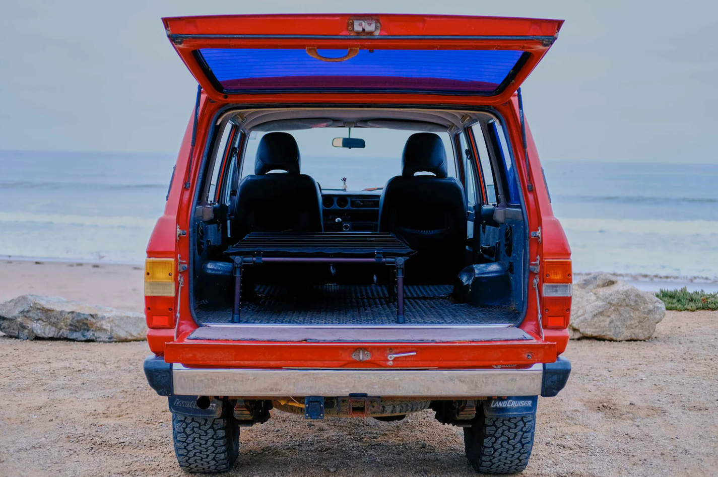 The 30-in-wide Hideaway Sleeping Platform is perfect for solo adventurers and (in)car campers