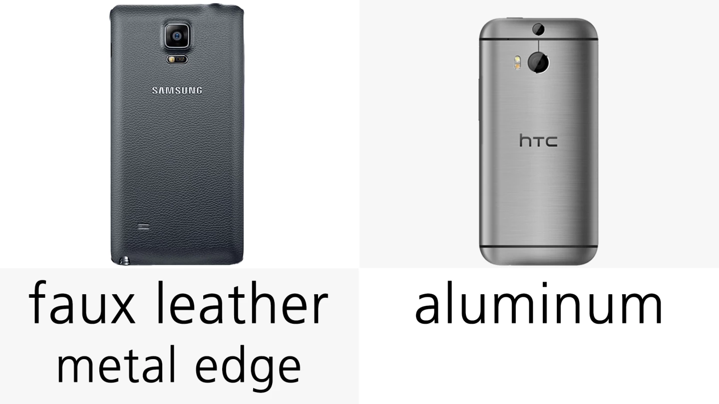 The HTC handset features a premium metal construction