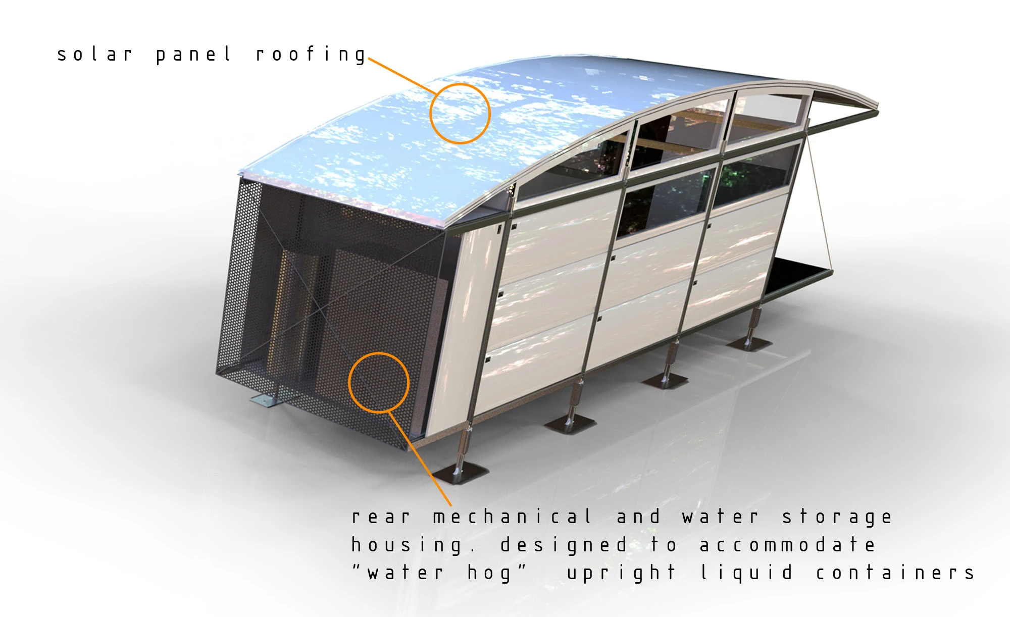 AbleNook is a portable prefabricated shelter that comes flat packed for efficient and economic transportation
