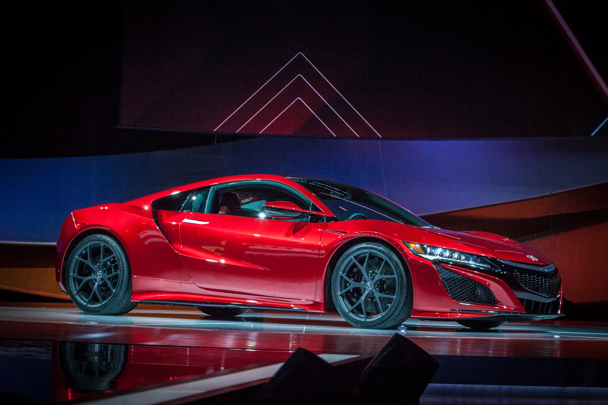 The production spec Acura NSX Version 2.0