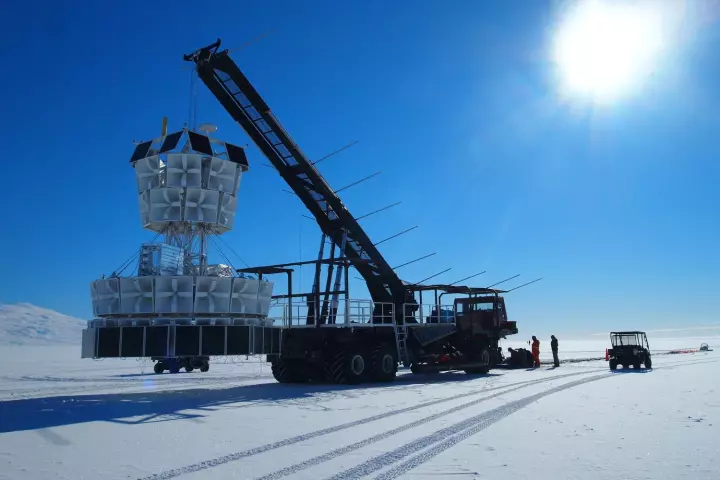 The unusual radio signals were first detected nearly ten years ago by a special experiment designed to detect radio waves caused by cosmic rays hitting the atmosphere.