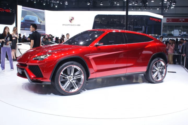 The Lamborghini Urus concept car at the 2012 Beijing Motor Show