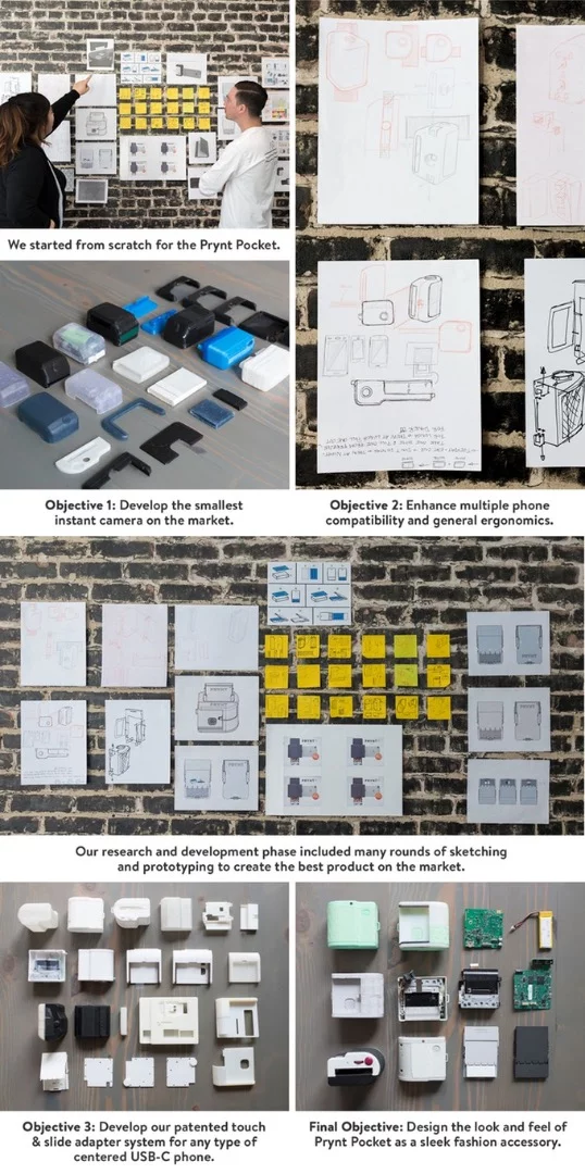 When the company went from the original Prynt to the smaller Pocket version, it required a complete redesign