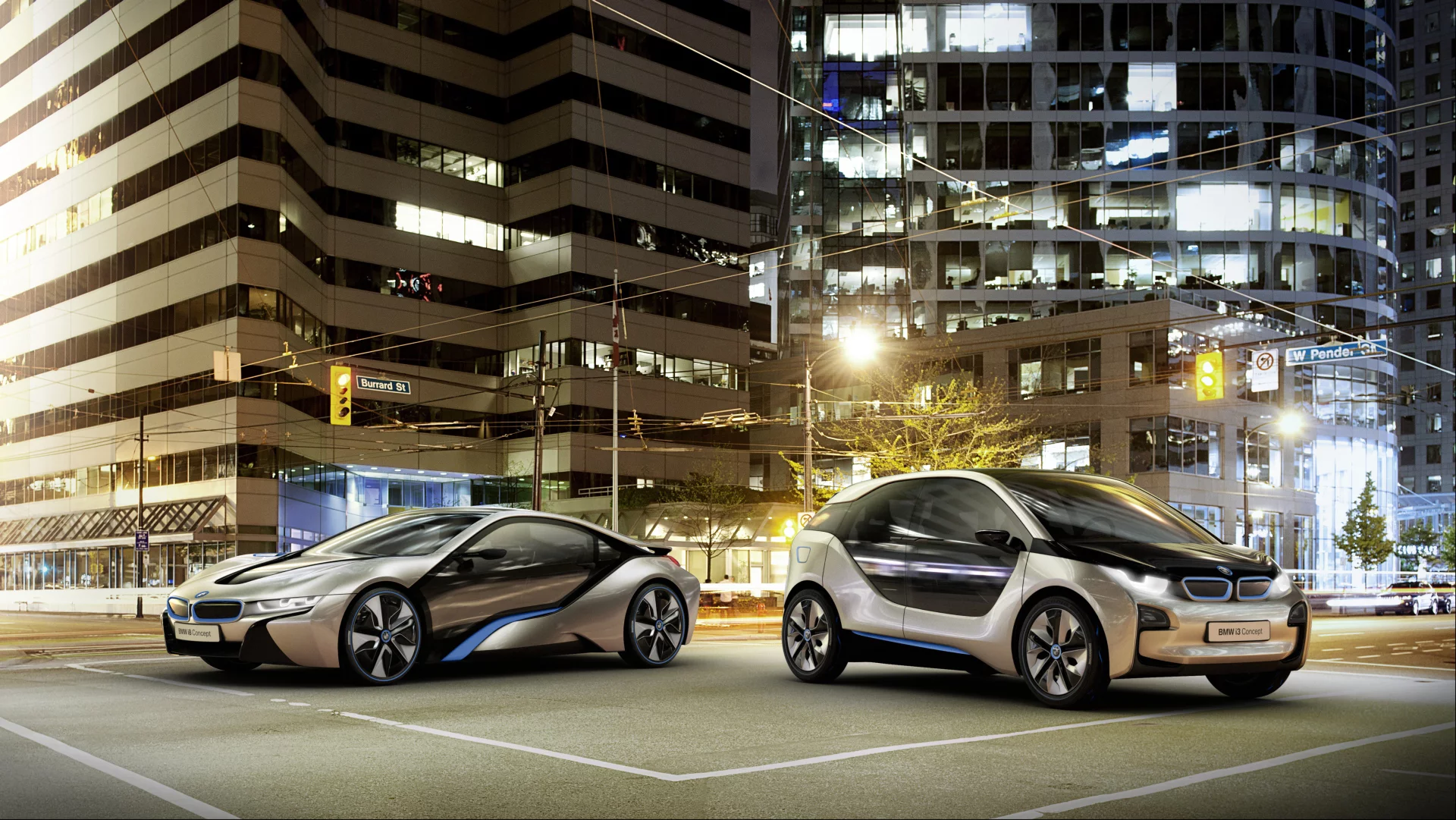 The BMW i3 and i8 electric and hybrid cars