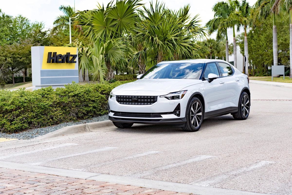 Hertz is adding a Polestar 2 option for customers looking to hire an electric car