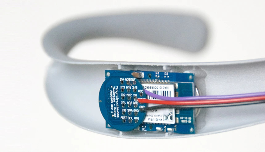 Data is sent directly to the game via Bluetooth