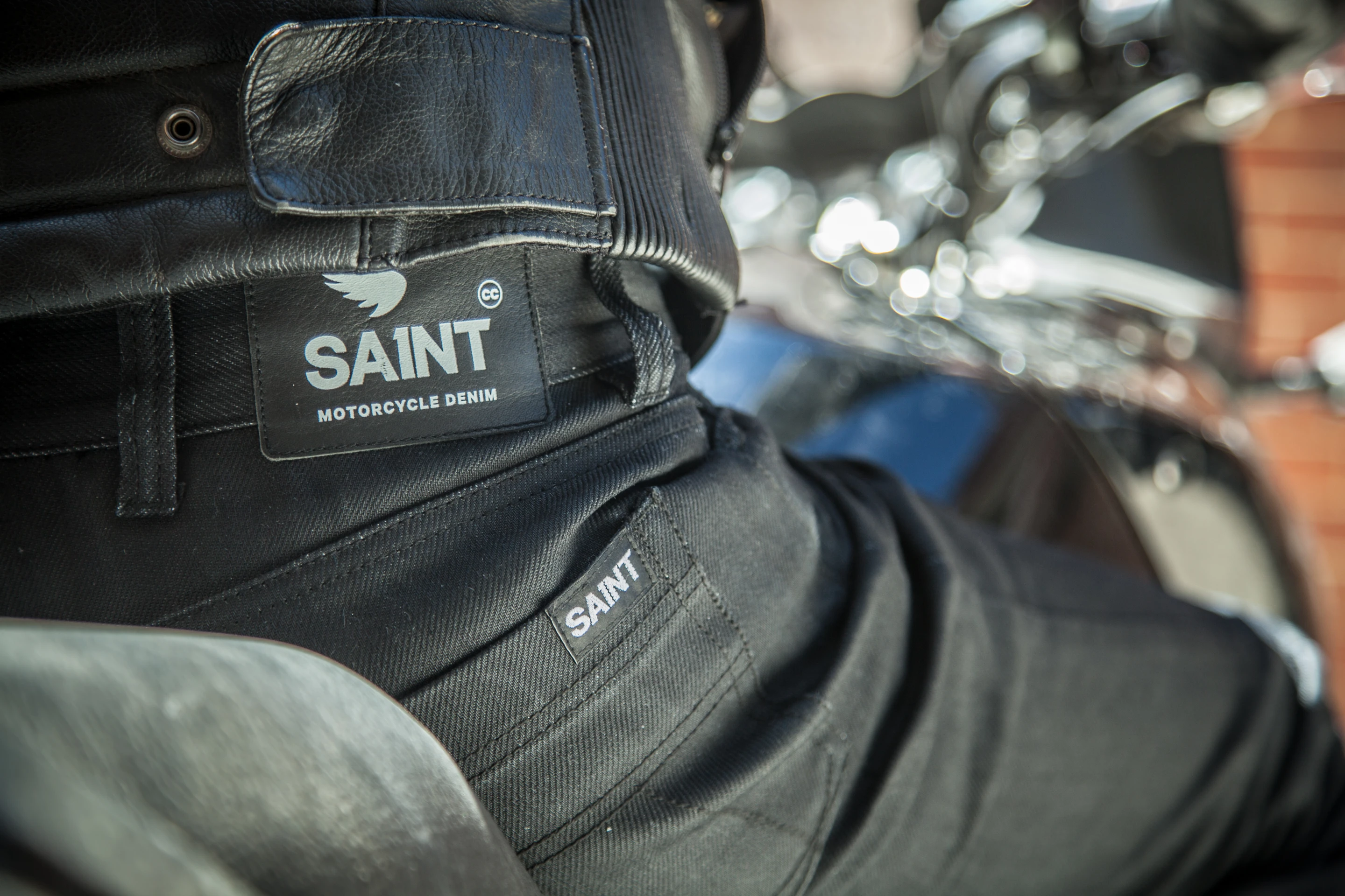 Saint Motorcycle jeans are up to 200 times stronger than regular denim
