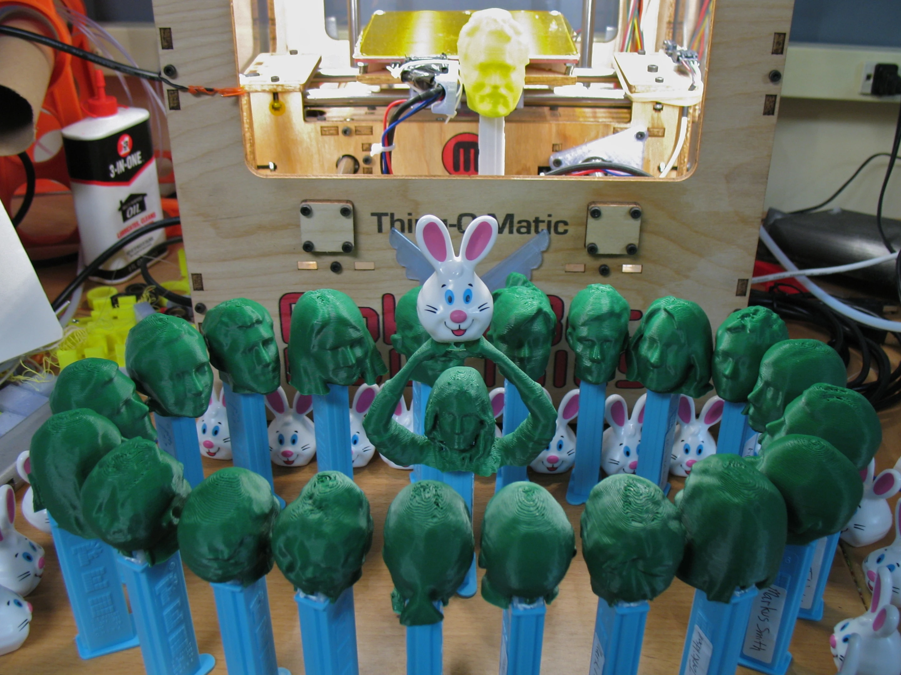A 3D-printing enthusiast named Tony Buser had previously made an impressive batch of personalized Pez dispensers, so Hot Pop Factory set to work using some similar methods
