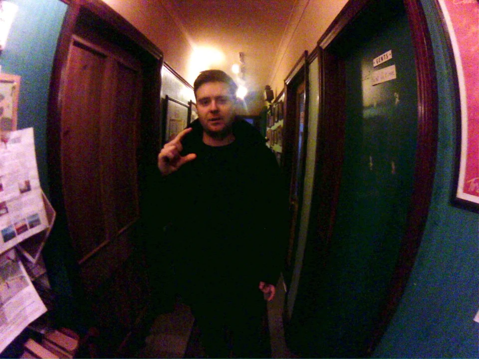 Since there's no built-in flash either, low-light situations like this one will be a little noisy