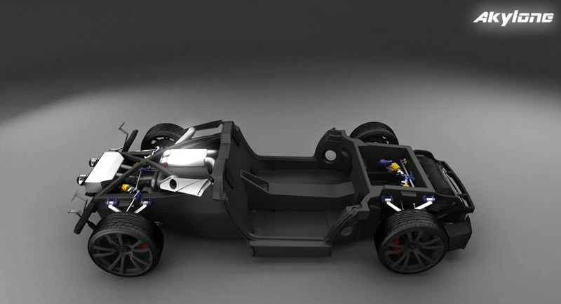 Akylone chassis (Photo: Genty Automobile)