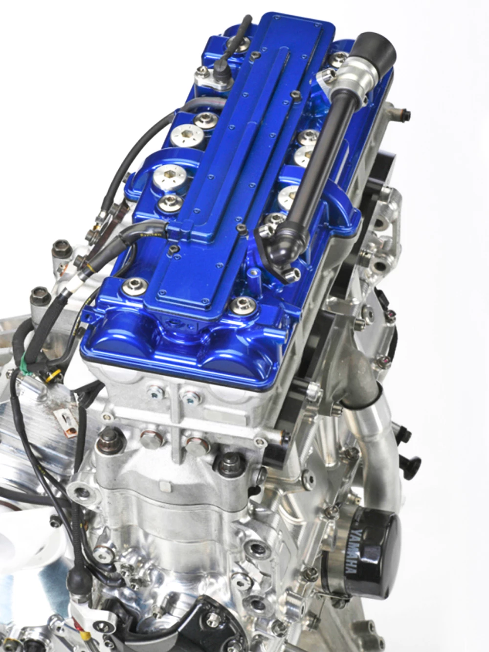 On the V4, the “(rear) bank of cylinders means everything moves back a bit more. It’s just the layout and the way everything fits. That’s the way it works with the V4 versus an Inline,” as Jack Miller explains