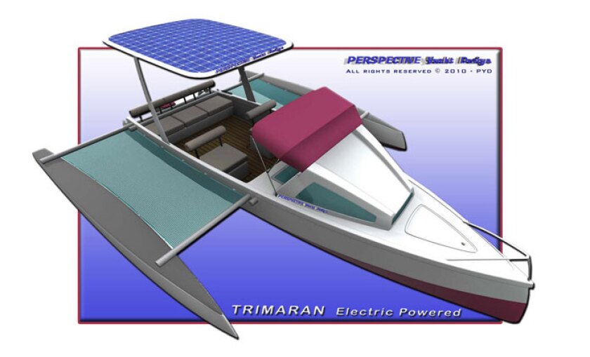 Perspective Design's solar-electric trimaran
