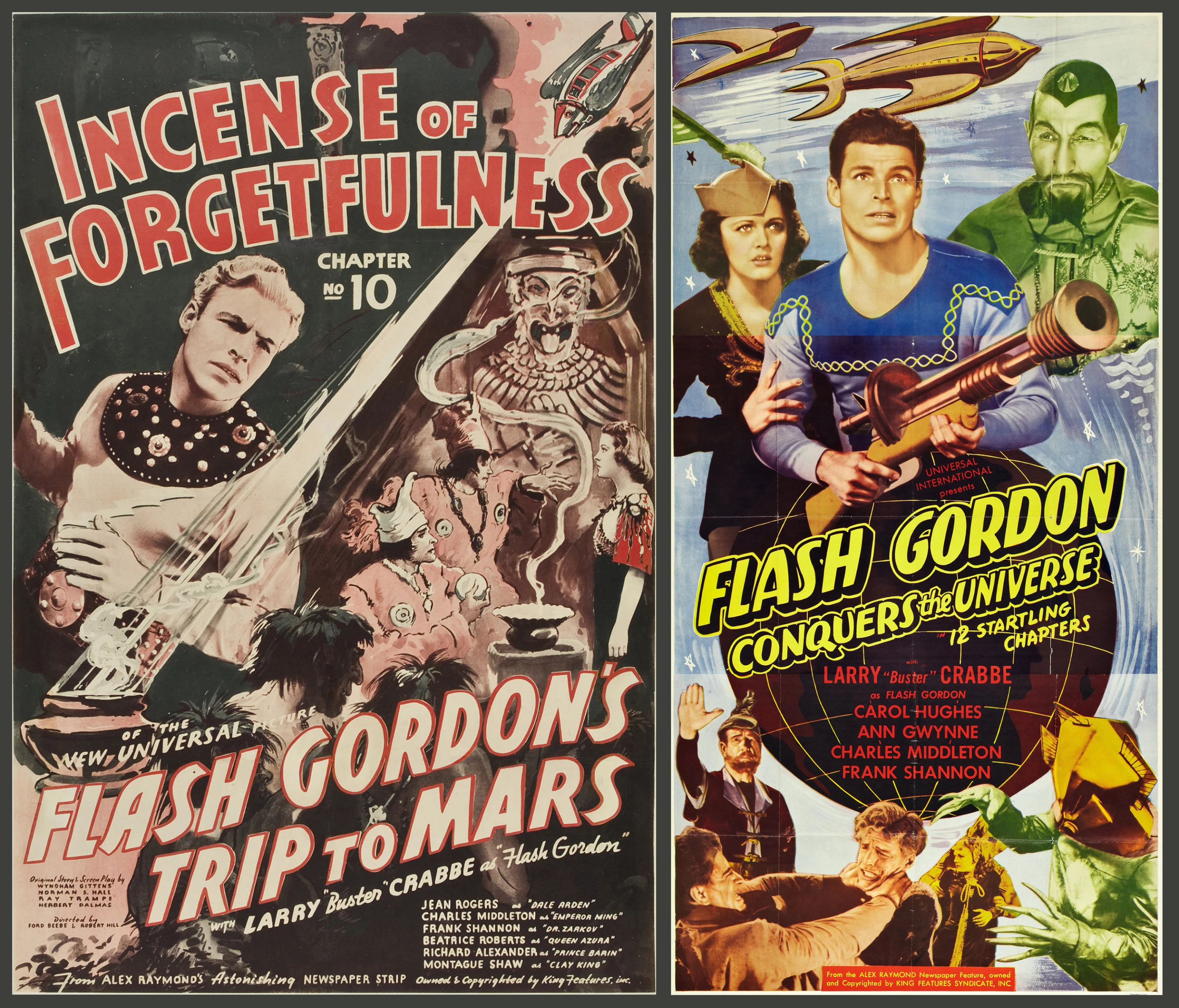 The Flash Gordon comic strip has been translated into almost every form of media, including motion pictures, television, and animated series. Original posters from the films and serials regularly appear at auction and are highly sought after by sci-fi enthusiasts