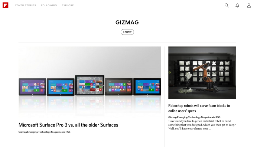 Users can follow certain topics or publishers that align with their interests, resulting in a curated, beautifully presented news feed connecting them with content from all over the web