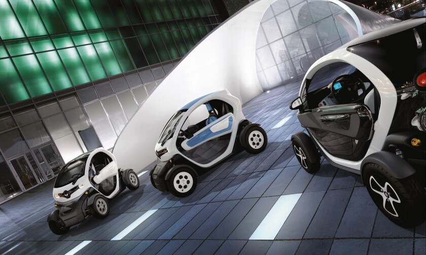 Renault's tandem four-wheeled Twizy
