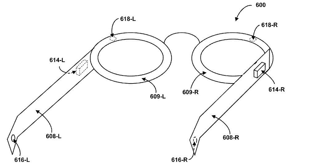 The patent details how the tech may be integrated into the company's wearable-tech product