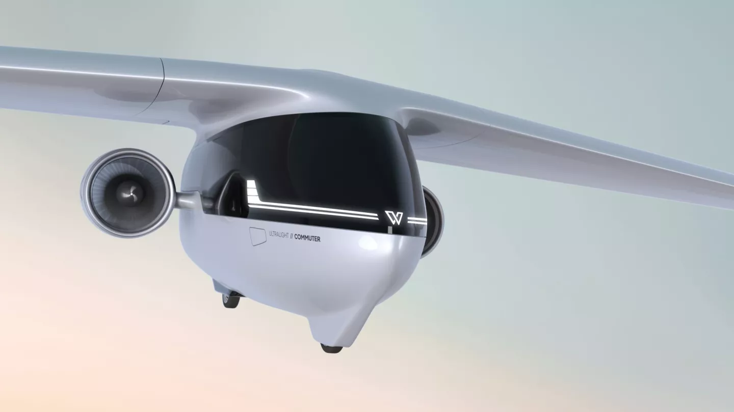 The glider will use two eQ250 WhisperDrive ducted fans for a total of ~160 lbf of thrust