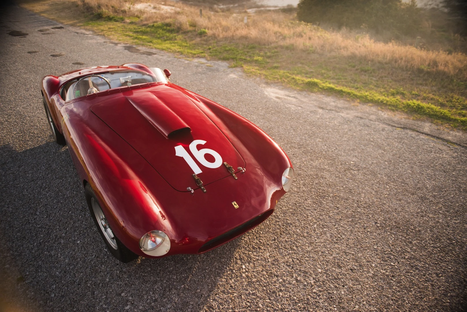 One of nine Scuderia Ferrari (factory race team) barchettas from the 1950s, this 12-cylinder Lampredi-engined 1950 Ferrari 275S/340 America Barchetta by Scaglietti was one of only two Works Ferraris of its kind ever built. It is estimated that it will sell for between $7,500,000 and $10,000,000.