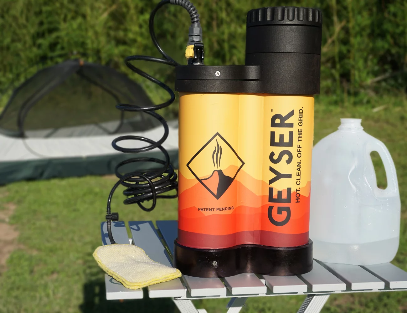 The rate at which the Geyser System pumps water can be varied from .06 to one gallon per minute