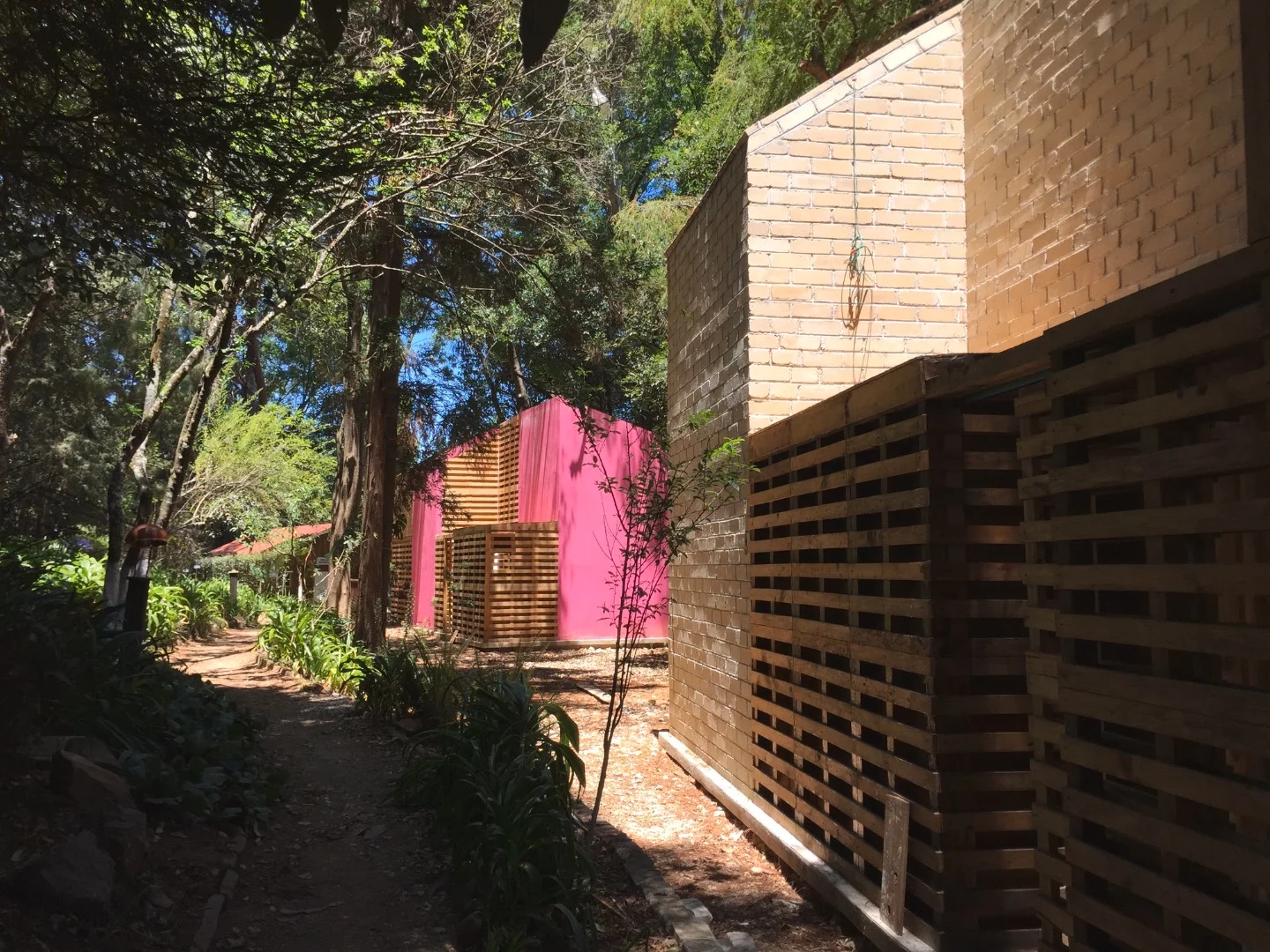 The home is colorful and flexible – though admittedly very basic