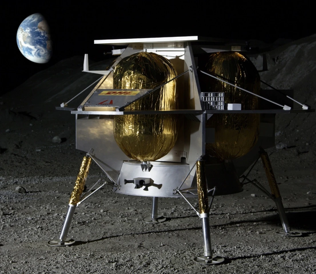 Astrobotic of Pittsburgh has proposed to fly as many as 14 payloads to a large crater on the near side of the Moon