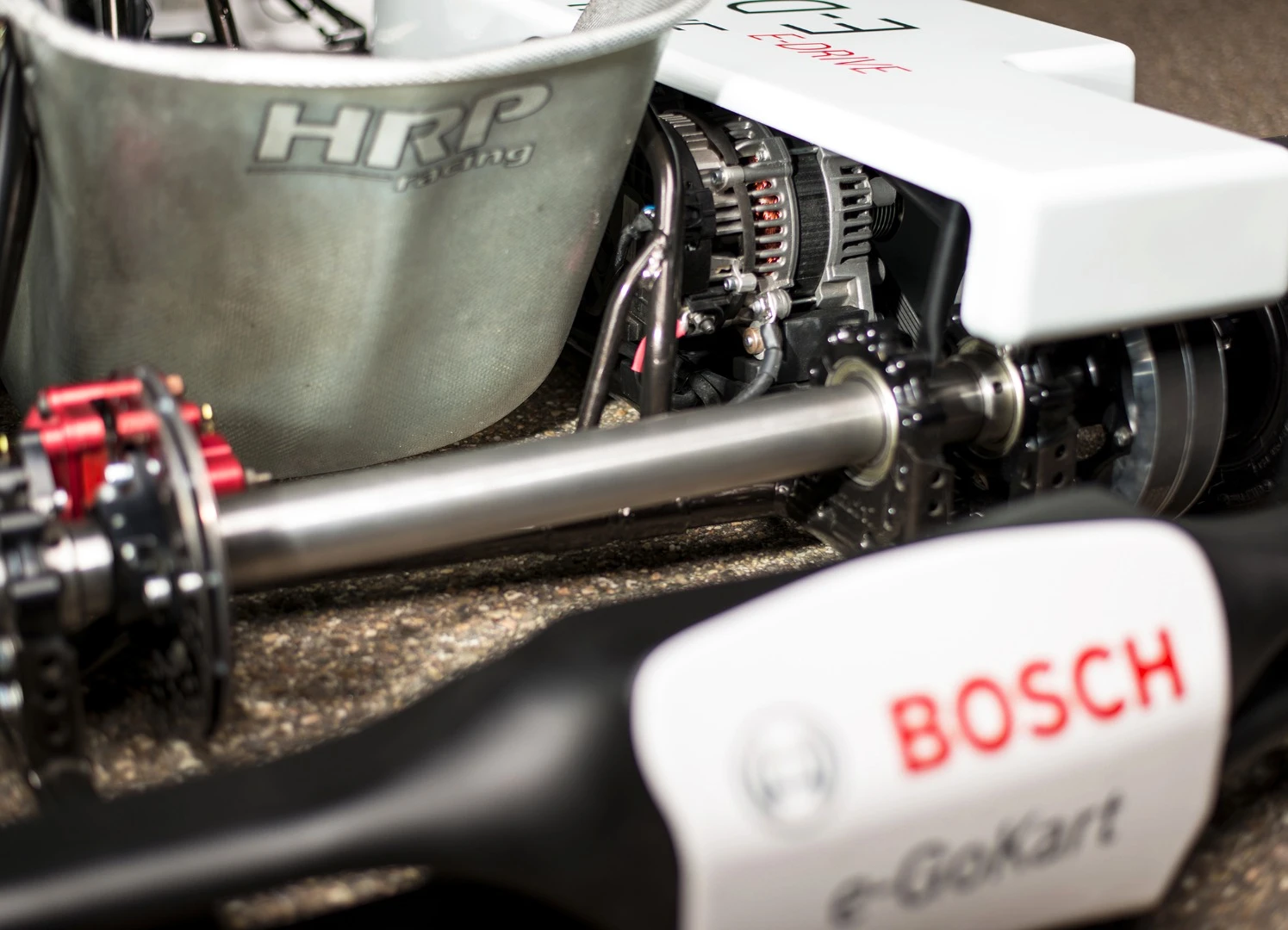 With more than 300 Nm, the e-kart would be lively to say the least