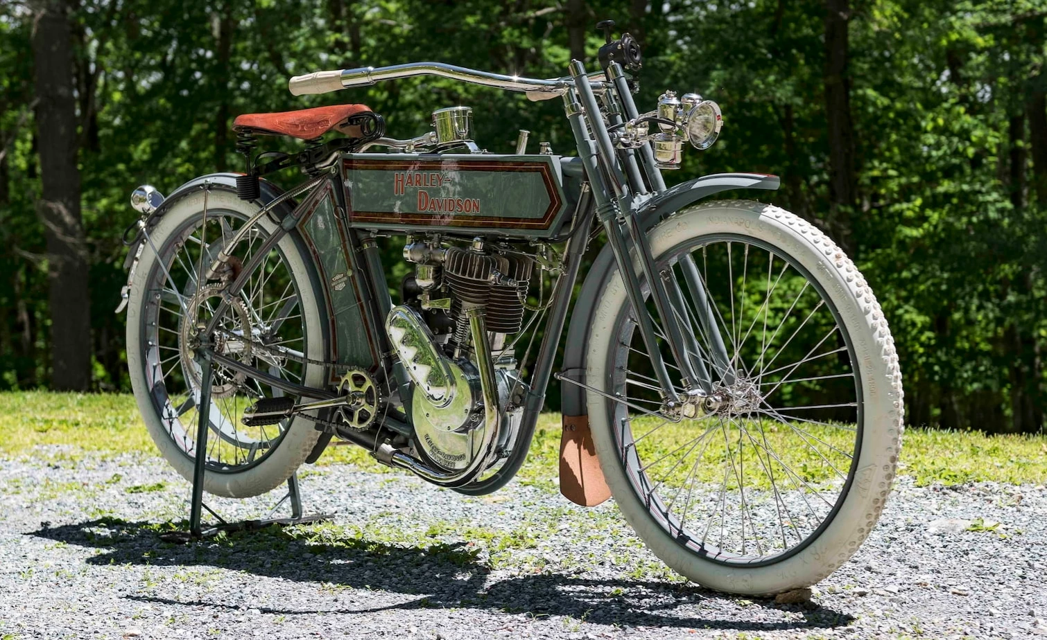 Sold for $68,200 | 1911 Harley-Davidson 7-A | Mecum | Estimated price: $45,000 to $65,000 | Official Auction Page