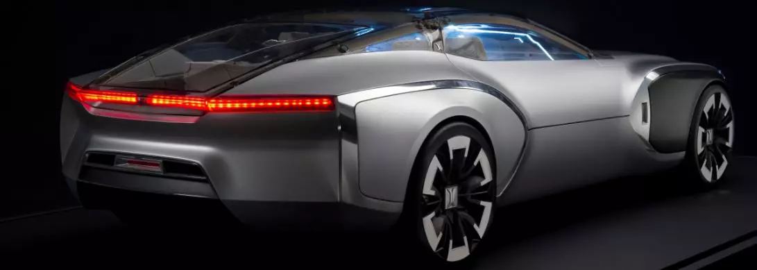 The Corbusier concept has LED tail lights and an LED-illuminated interior