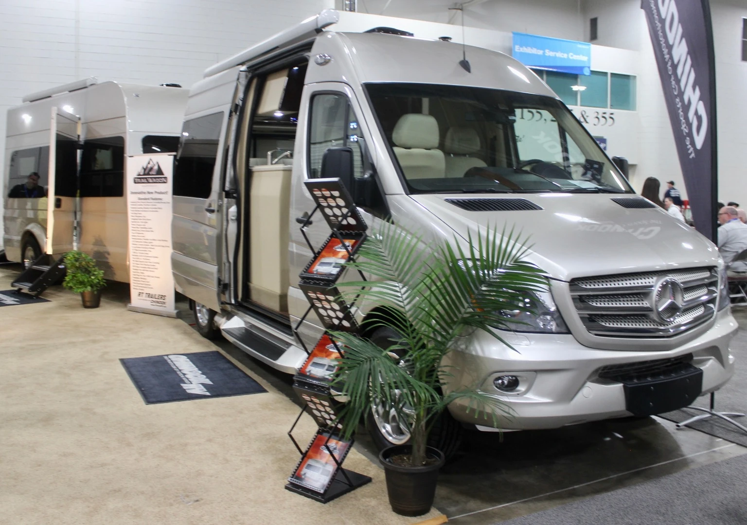 Matching Chinook camper van and trailer