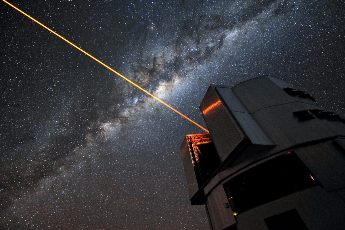 A 22 W laser used for adaptive optics on the Very Large Telescope in Chile