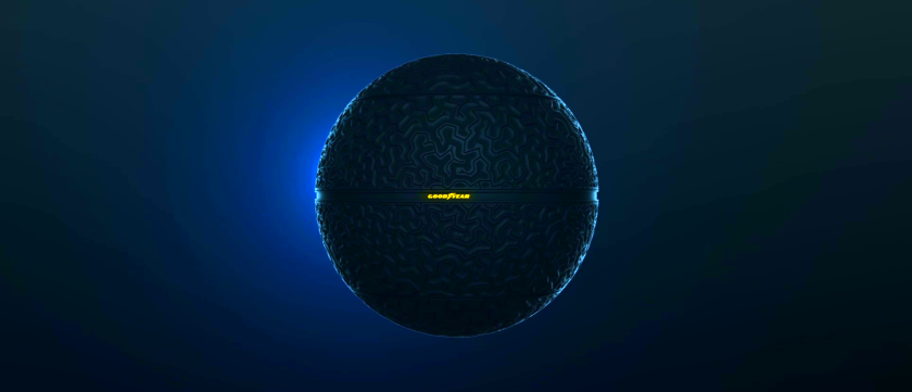 The Goodyear Eagle-360 is a concept tire for autonomous cars