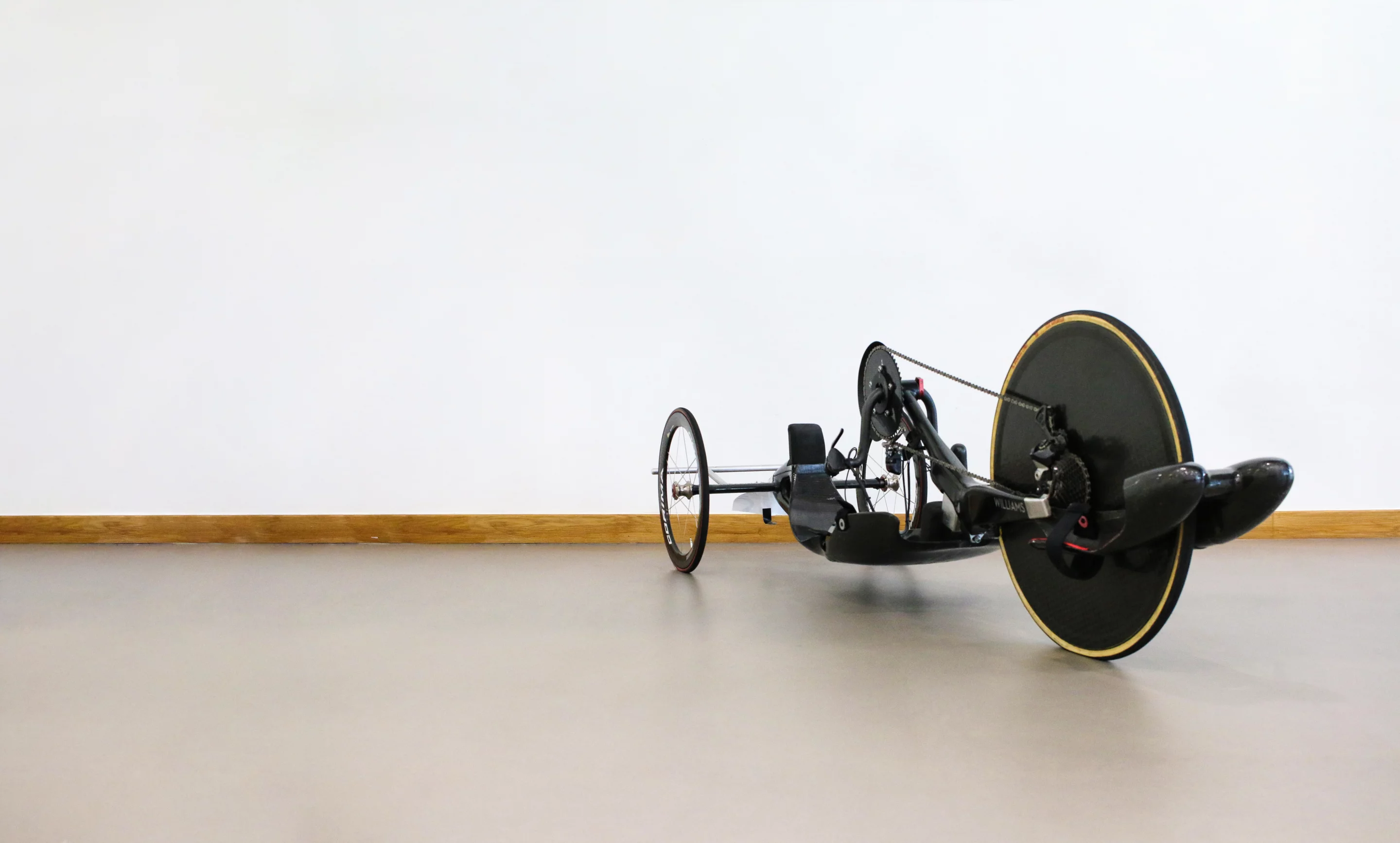 WAE developed this lightweight, aerodynamic handcycle for a paralympic athlete