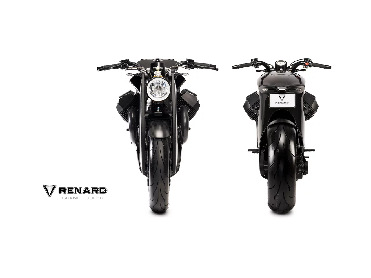 The press release claims a low centre of gravity but the front and rear shots belie the claim