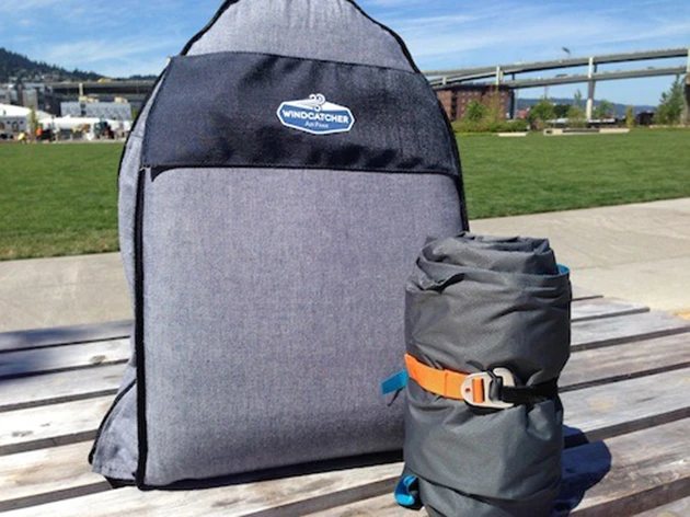 Frayne is yet to determine the backpack's final dimensions, though says it will be large enough to hold a 15-inch laptop