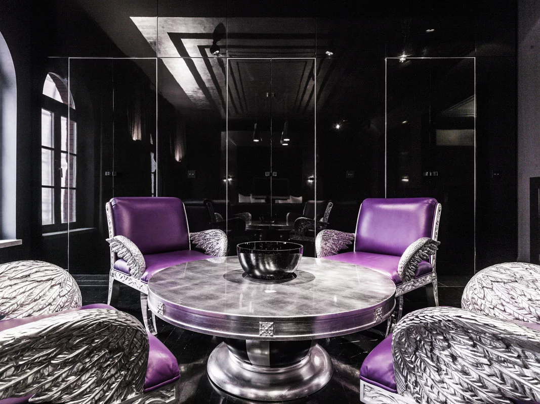 Black room interior (Image: Supplied)