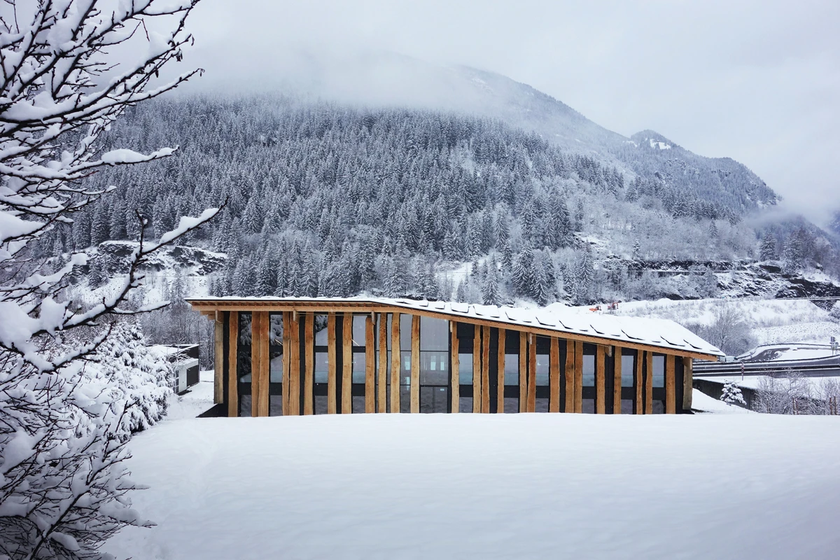 Mont-Blanc Base Camp in Les Houches, France. By Kengo Kuma & Associates