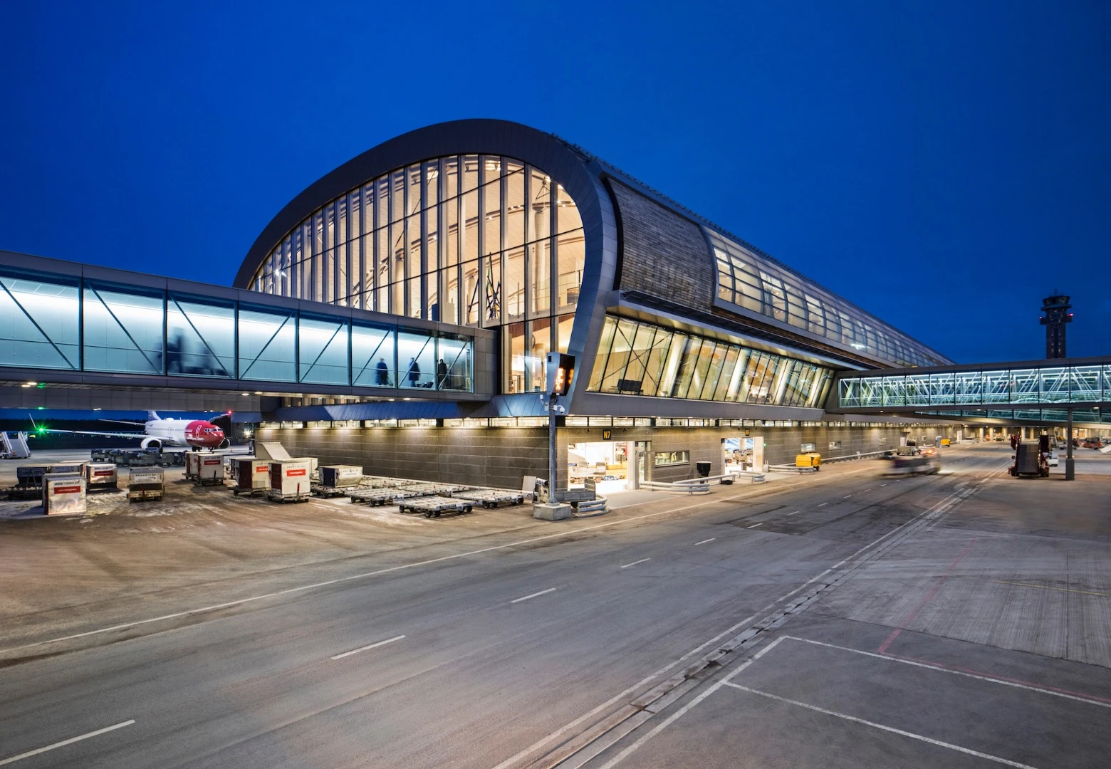Nordic – Office of Architecture designed Oslo Airport back in 1998 and the new extension officially opened this week