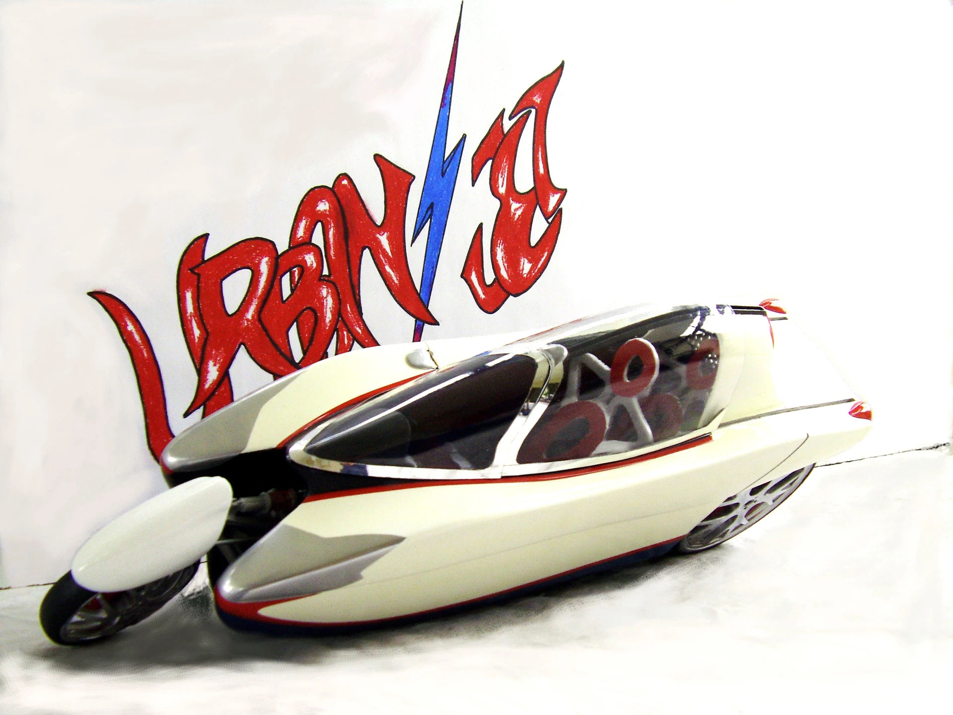 The Urban Jet tilting 3-wheel EV concept