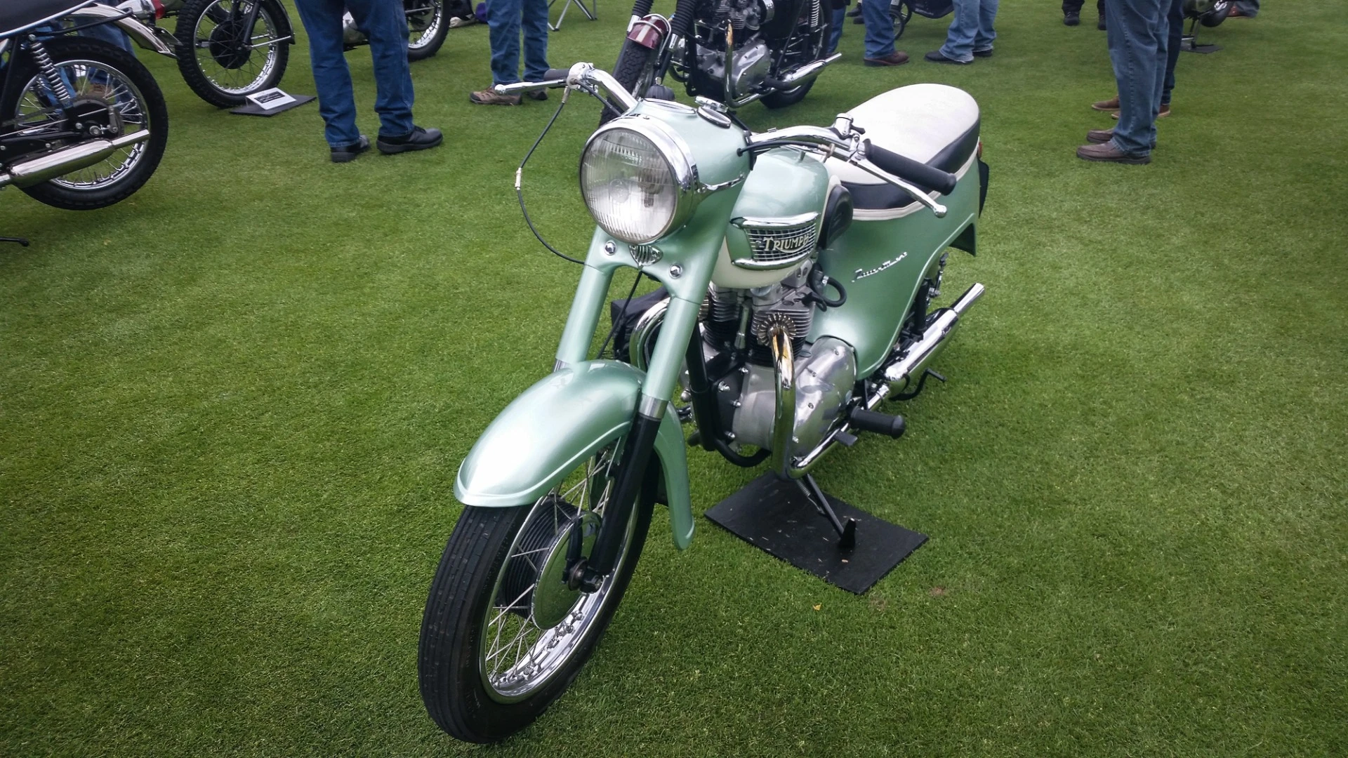 A beautifully restored scooter